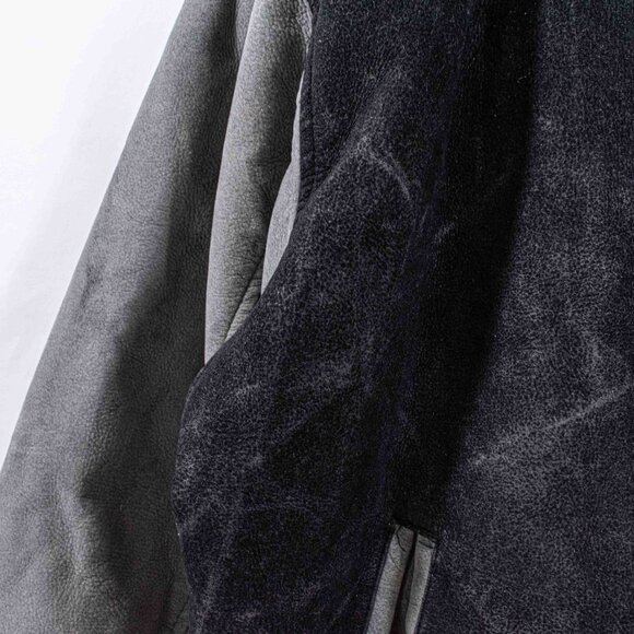 Pacific Flyer Embroidered Varsity Jacket Faux Suede XXL VTG 90s Streetwear - Picture 9 of 16